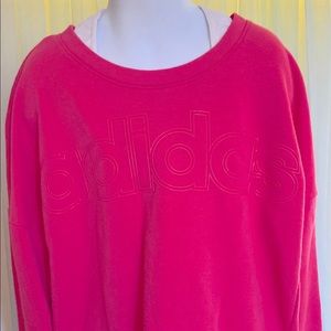 Pink Adidas Sweatshirt Girls Size M